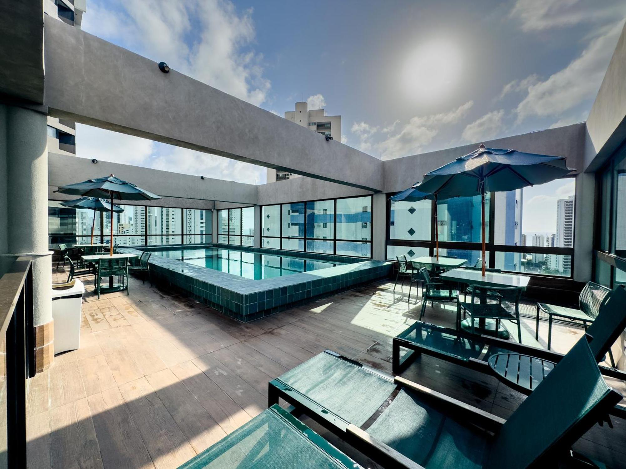 Flat Em Boa Viagem Rooftop 470 Conforto E Localizacao Privilegiada * Recife