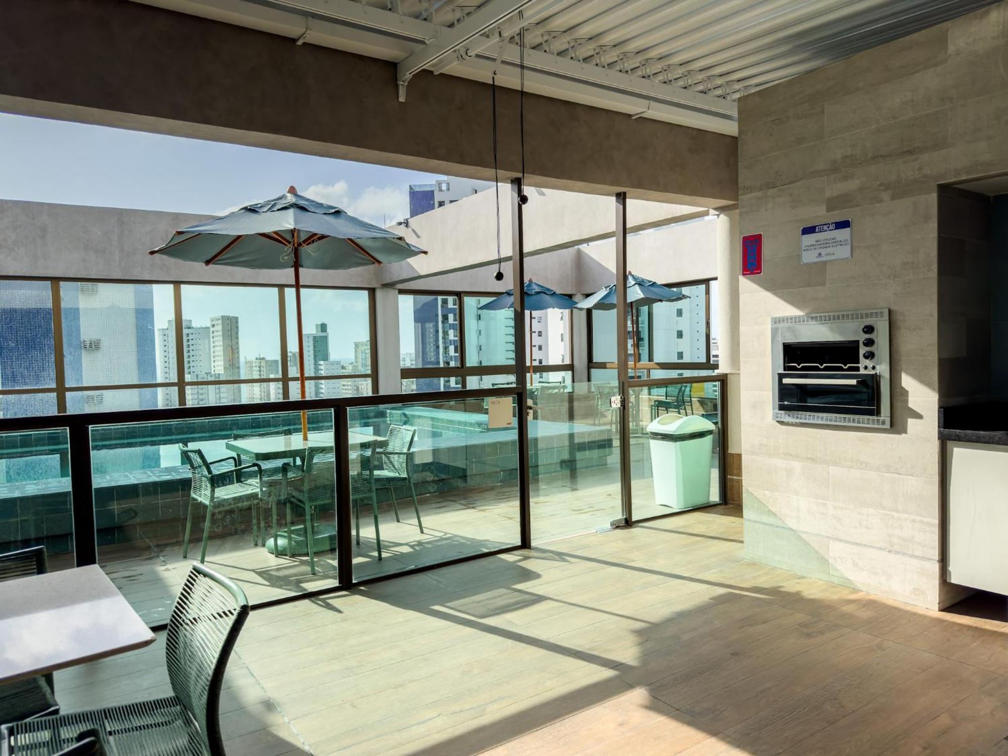 Flat Em Boa Viagem Rooftop 470 Conforto E Localizacao Privilegiada *